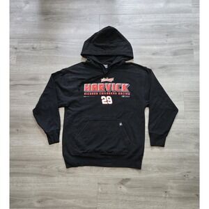 Kevin Harvick Hoodie Mens Medium Black NASCAR Budweiser 29 Chase Authentics